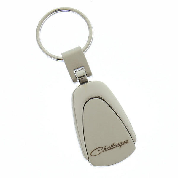 Dodge Challenger Tear Drop Key Chain (Chrome)