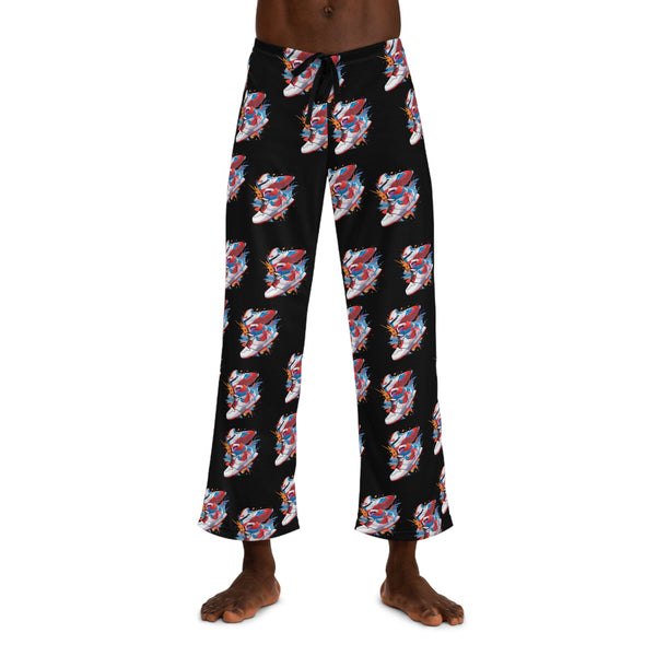 Cool Sneaker Head Print Pajama Pants