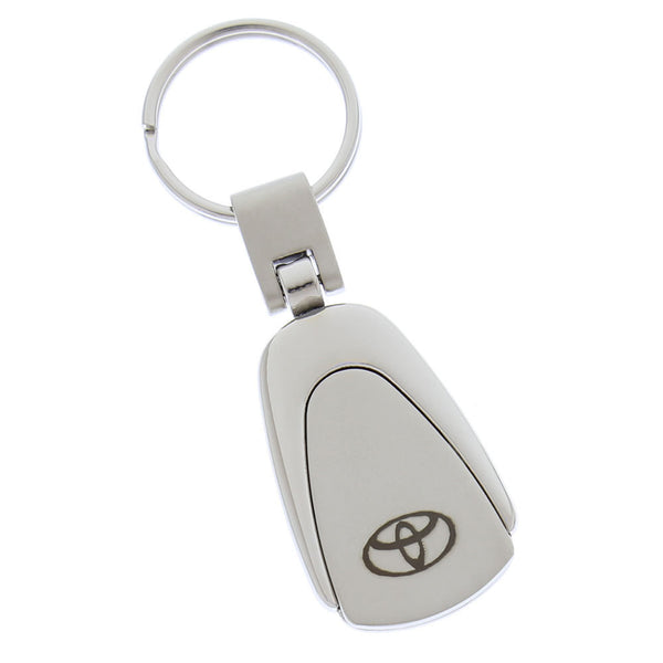 Toyota Logo Tear Drop Key Chain (Chrome)