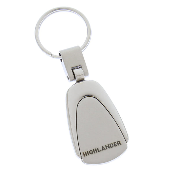 Toyota Highlander Tear Drop Key Chain (Chrome)