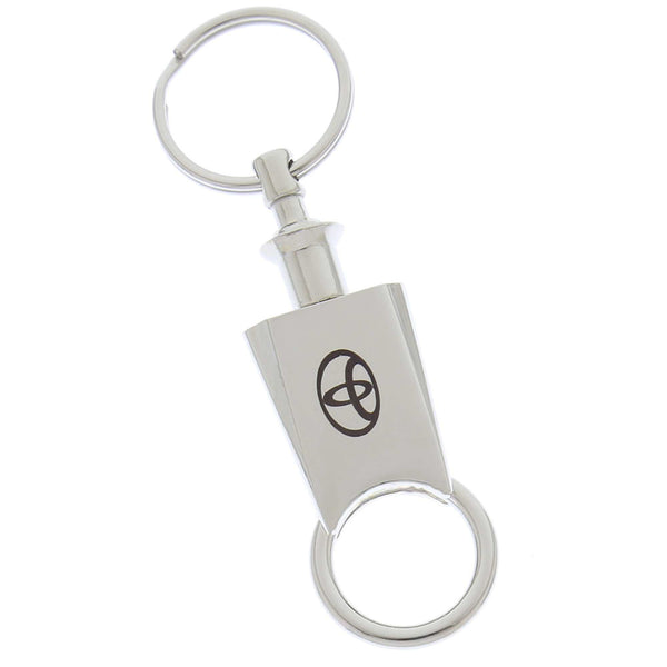 Toyota Logo Pull Apart Key Chain (Chrome)