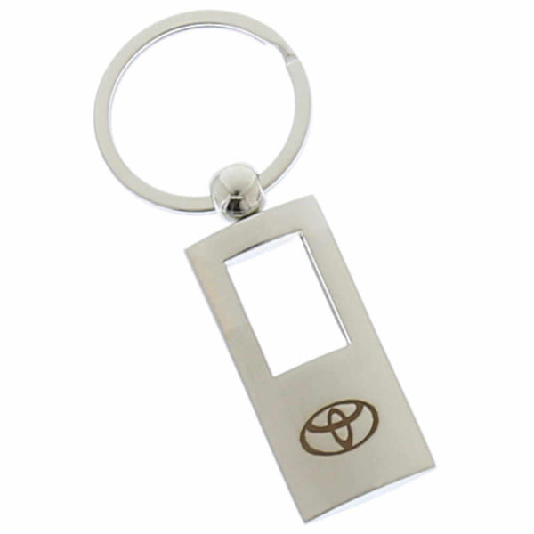 Toyota Rectangle Key Chain (Chrome)