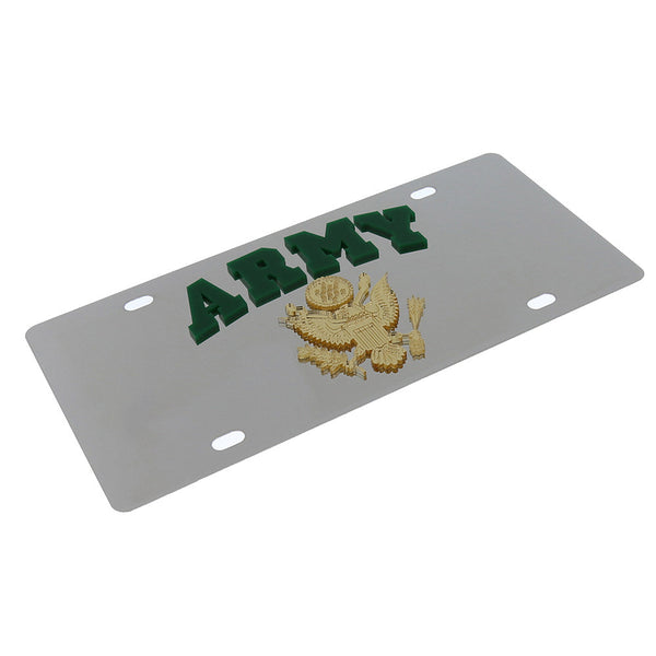 U.S. Army Logo License Plate (Chrome)