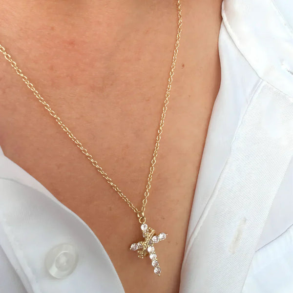 Cross With Crown Necklace – Wear Your Faith with Elegance