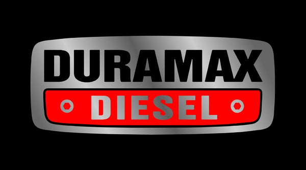 Chevy Duramax Diesel Logo License Plate (Black)