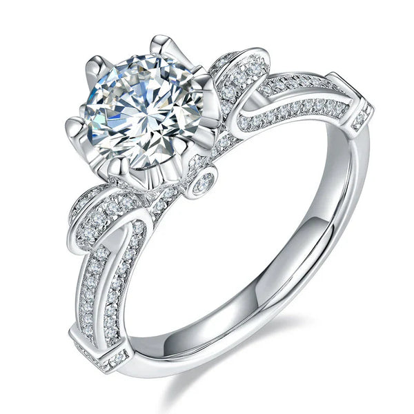 Classic Swan Lake Engagement Ring – A Touch of Elegance for Your Love