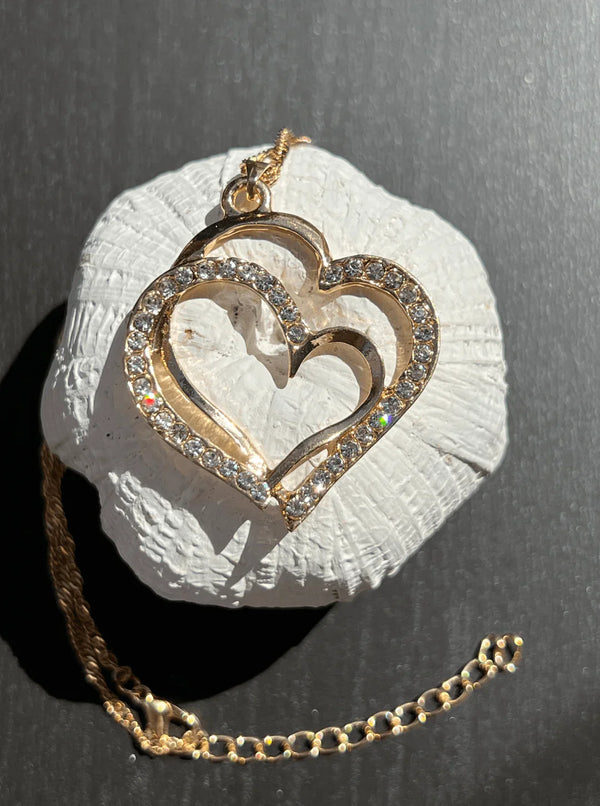 Cherished Love Double Heart Jewelry Collection- Wedding Gift, Anniversary & Couple gift