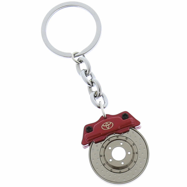 Toyota Logo Rotor Key Chain (Chrome)