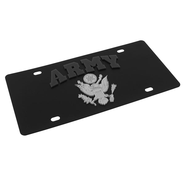 U.S. Army Logo License Plate (Black)