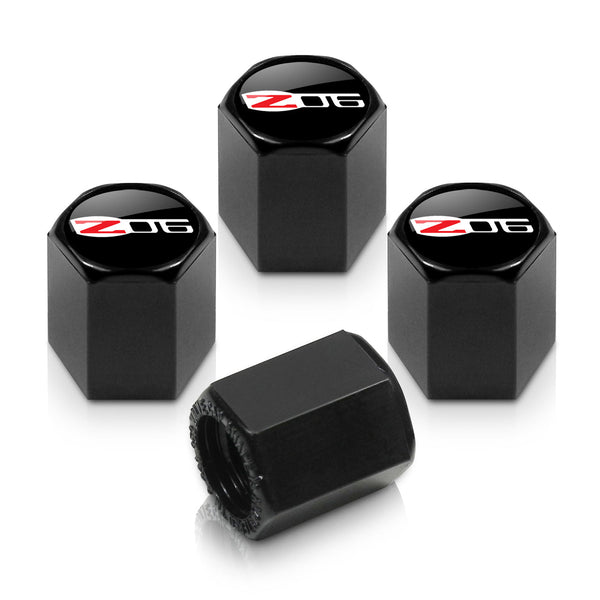 Corvette ZO6 Tire Valve Caps (Black)