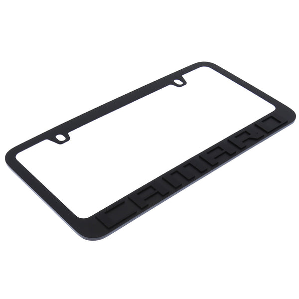 Chevrolet Camaro License Plate Frame (Matte Black)