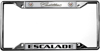 Cadillac Escalade License Plate Frame (Black)