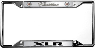 Cadillac XLR License Plate Frame (Black)