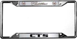 Cadillac CTS License Plate Frame (Black)