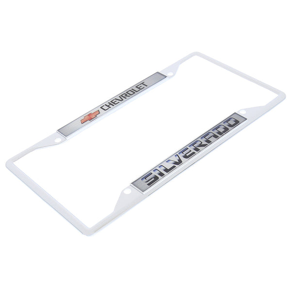 Cherolet Silverado License Plate Frame (Black)