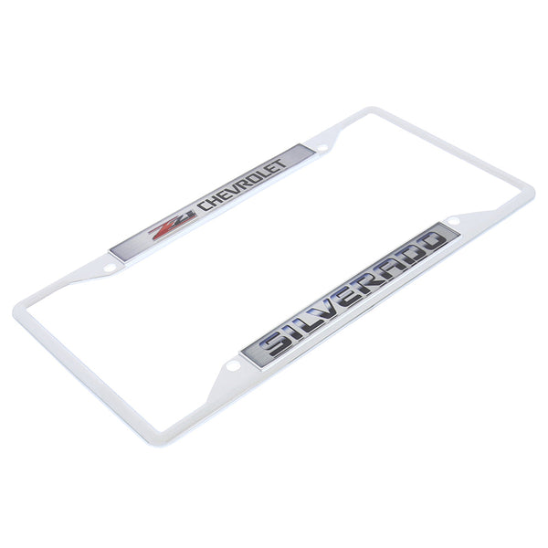 Chevrolet Z71 Silverado License Plate Frame (Black)