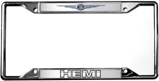 Chrysler Hemi License Plate Frame (Black)