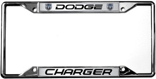 Dodge Charger License Plate Frame (Black)