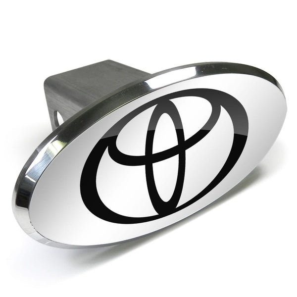 Toyota Logo Oval Hitch Cover (Chrome)