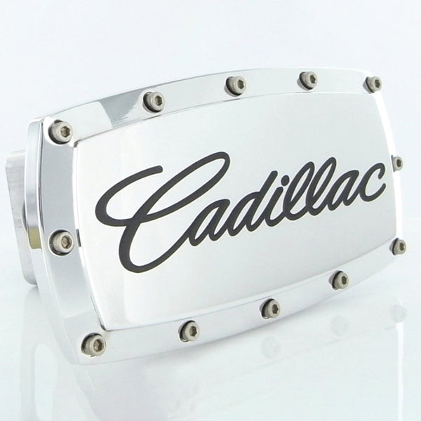 Cadillac Logo Billet Tow Hitch Cover (Chrome)