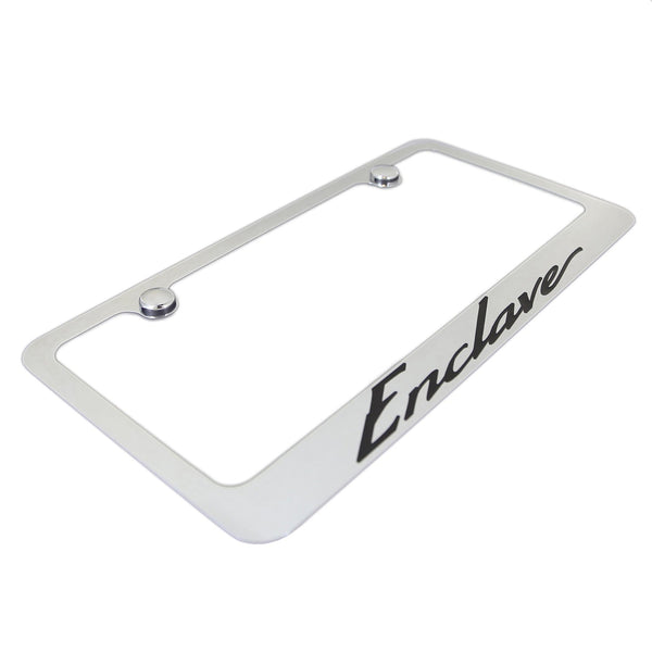 Buick Enclave California Script License Plate Frame (Chrome)