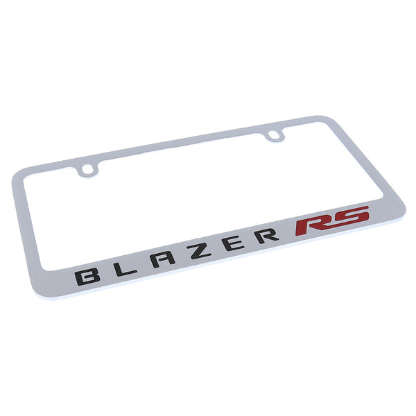 Chevrolet Blazer RS License Plate Frame (Chrome)