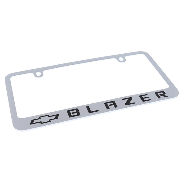 Chevrolet Blazer Logo License Plate Frame (Chrome)