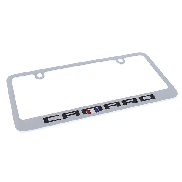 Chevrolet Camaro License Plate Frame (Chrome)