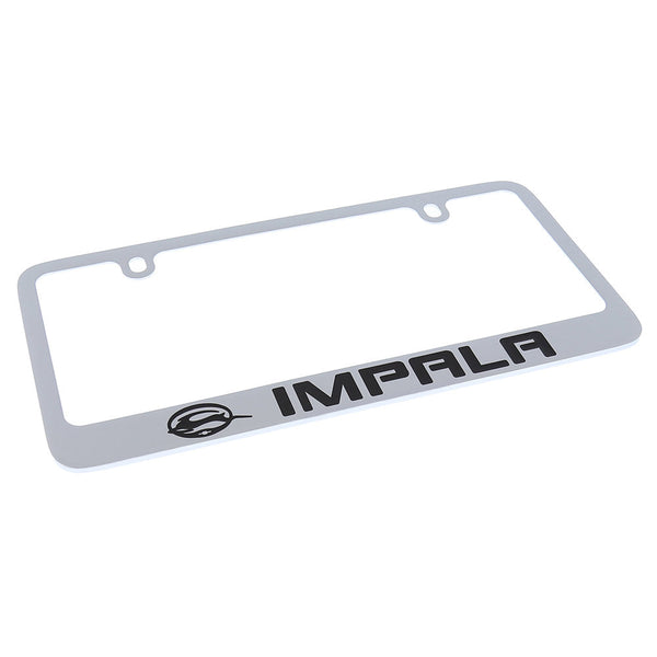 Chevrolet Imapla Logo License Plate Frame (Chrome)