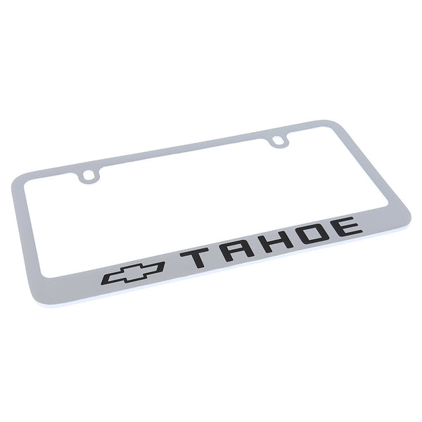 Chevrolet Tahoe Logo License Plate Frame (Chrome)