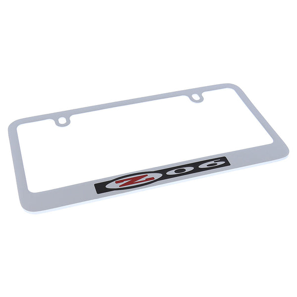 ChevroletZ06  License Plate Frame (Chrome)