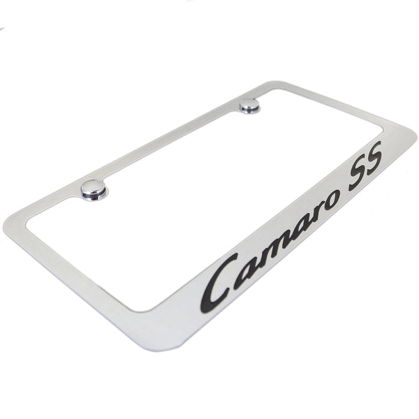 Chevy Camaro SS California Script License Plate Frame (Chrome)