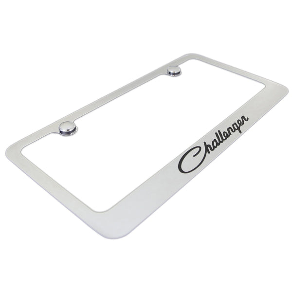 Dodge Challenger License Plate Frame (Chrome)