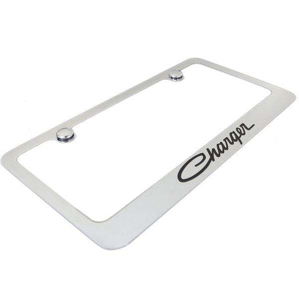 Dodge Charger Classic License Plate Frame (Chrome)