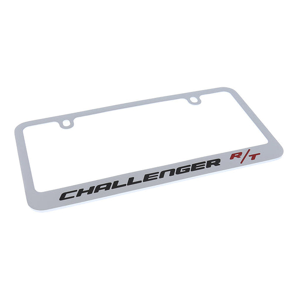 Dodge Challenger RT License Plate Frame (Chrome)