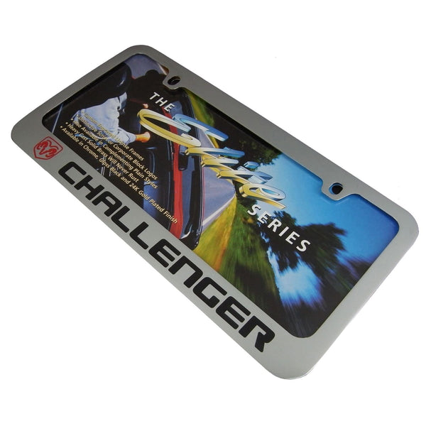 Dodge Challenger License Plate Frame (Chrome)