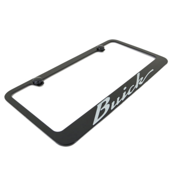 Buick California Script License Plate Frame (Black)