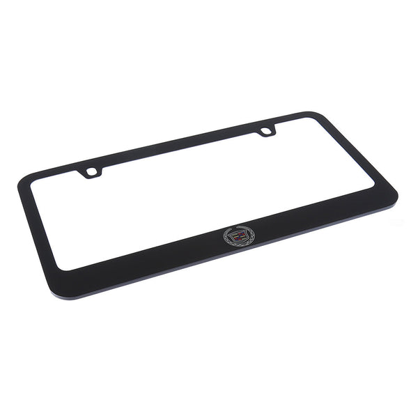 Cadillac Logo License Plate Frame (Black)