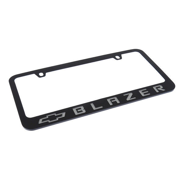 Chevrolet Blazer License Plate Frame (Black)