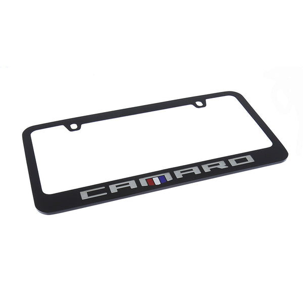 Chevy Camaro License Plate Frame (Black)