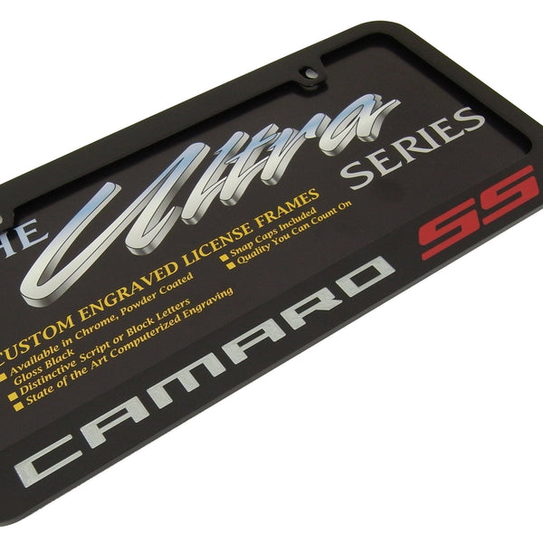 Chevy Camaro SS License Plate Frame (Black)