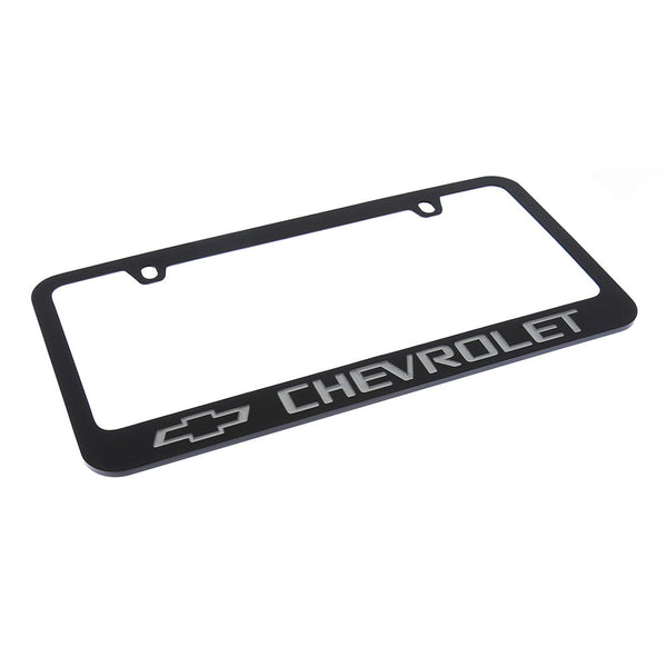 Chevrolet Logo License Plate Frame (Black)