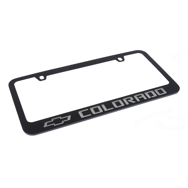 Chevrolet Colorado License Plate Frame (Black)