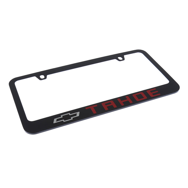 Chevrolet Tahoe License Plate Frame (Black)