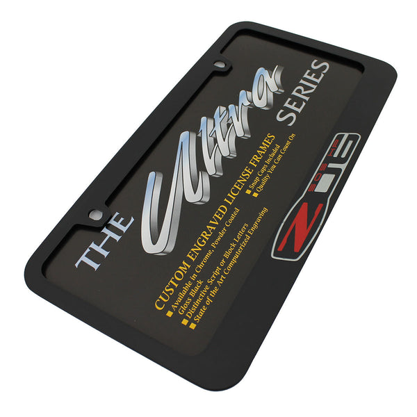 Corvette Z06 License Plate Frame (Black)