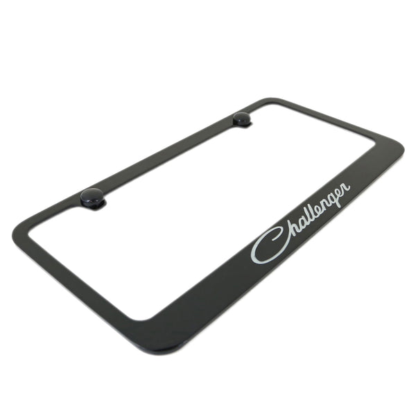 Dodge Challenger License Plate Frame (Black)