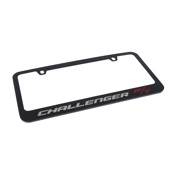 Dodge Challenger RT License Plate Frame (Black)