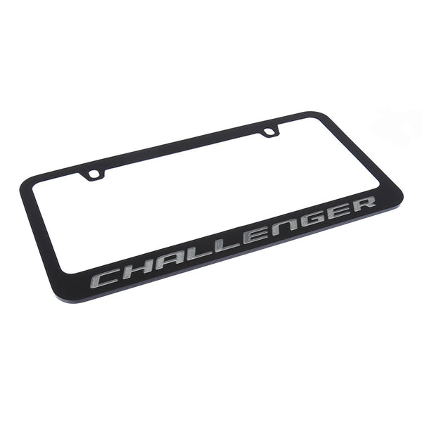 Dodge Challenger License Plate Frame (Black)