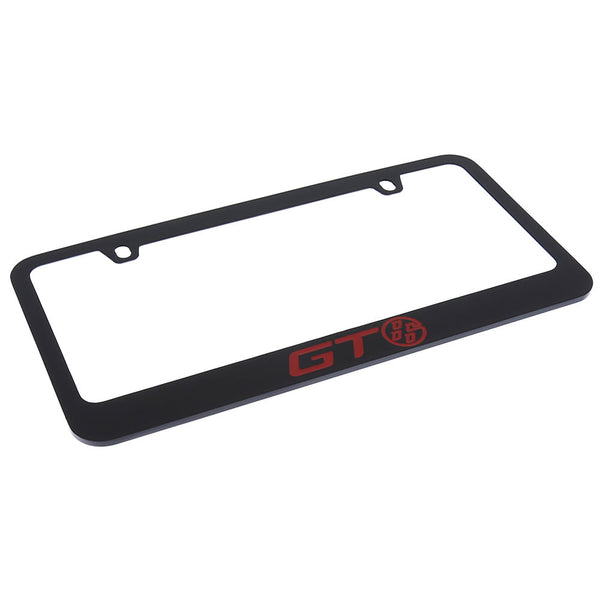 Toyota GT86 License Plate Frame (Red on Black)