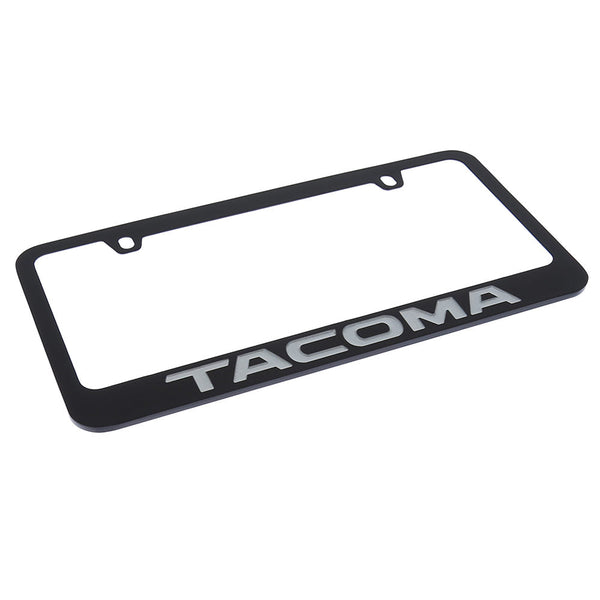 Toyota Tacoma Logo License Plate Frame (Black)